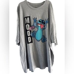 Disney Lilo & Stitch Unisex"Mood" graphic T-shirt Size 5X